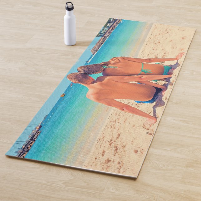 Custom Photo Yoga Mat - Your Own Design - Romantic (In Situ)
