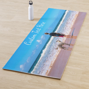 Custom Photo Yoga Mat Your Pet Photos with Text