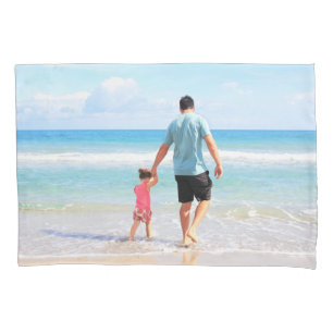 Custom Photo - Your Own Design - Best Dad Pillowcase