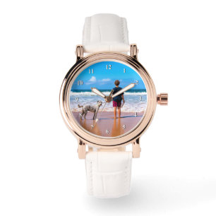 Custom Photo - Your Own Design - I Love My Pet  Watch
