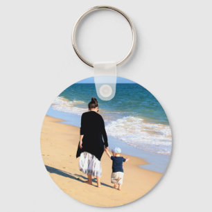 Custom Photo - Your Own Design - My MOM Key Ring