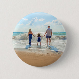 Custom Photo - Your Own Design - Personalised 6 Cm Round Badge