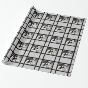 Custom Photograph Wedding Gift Wrap