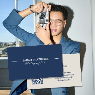 Custom Photographer Business Cards Professional