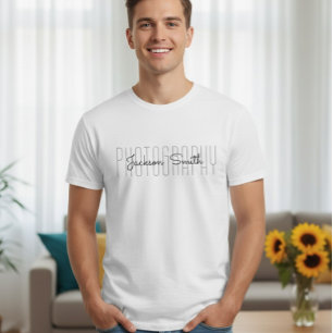 Custom Photographer Shirt, Personalized  T-Shirt