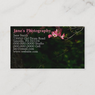 Custom Photography Business Cards