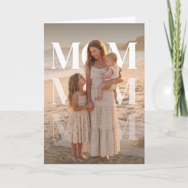 Custom PhotoPop Mum Card (Front)