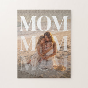 Custom PhotoPop Mum Jigsaw Puzzle