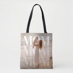 Custom PhotoPop Mum Tote Bag