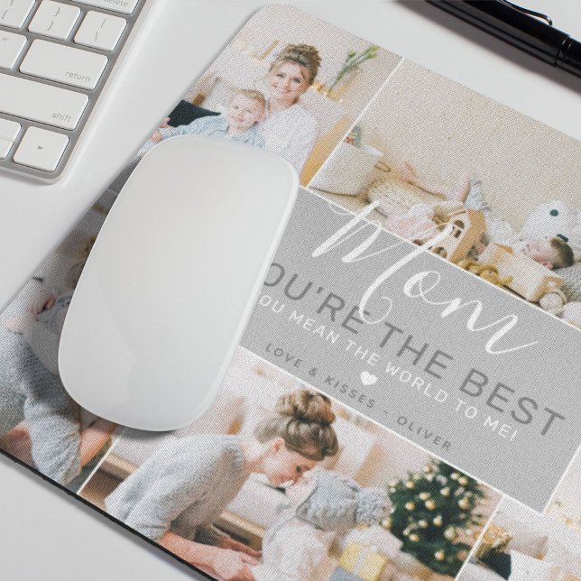 Custom Photos Mum You Are the Best | Personalised Mouse Mat (Creator Uploaded)