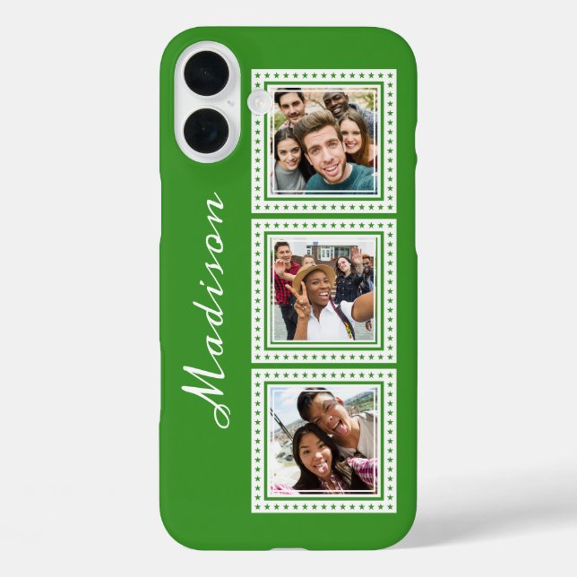 Custom photos, name & colour phone cases (Back)