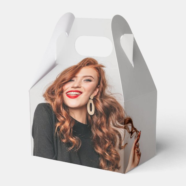 Custom Photos Party Selfie Picture Photography Favour Box (Front Side)