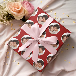 Custom Photos Valentine's Day Wrapping Paper 