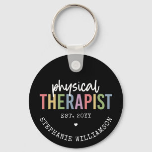 Custom Physical Therapist PT Graduation  Key Ring