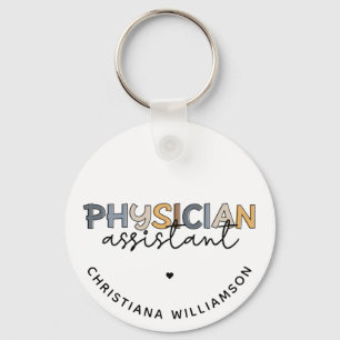 Custom Physician Assistant PA Appreciation Gifts Key Ring