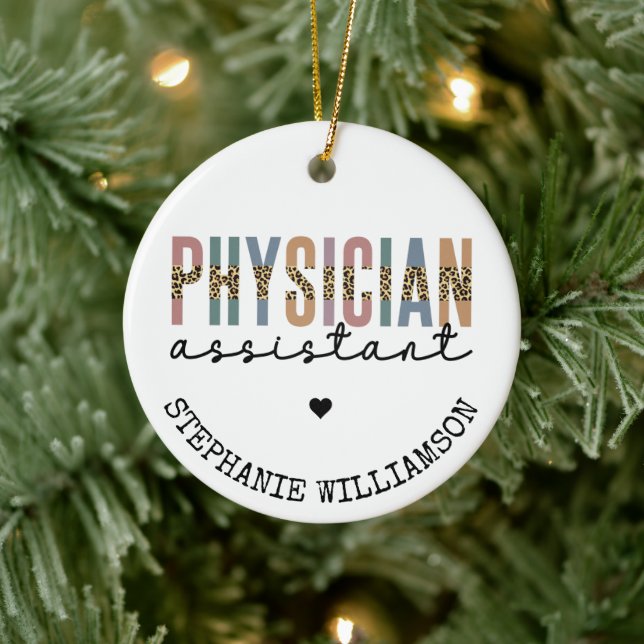 Custom Physician Assistant Physician Associate  Ceramic Tree Decoration (Tree)