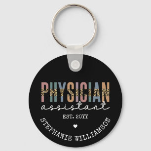 Custom Physician Assistant Physician Associate PA Key Ring