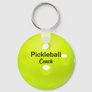 Custom Pickleball Coach Keepsake Key Ring