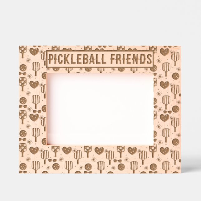 Custom Pickleball Friends  Etched Frames (Front)