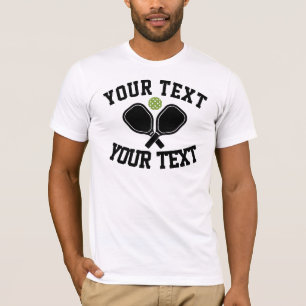 Custom Pickleball & Paddles Team T-Shirt