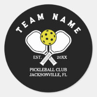 Custom Pickleball Team Keychain – Club Name Gift