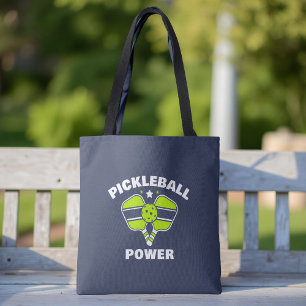 Custom Pickleball Team Name Tote Bag
