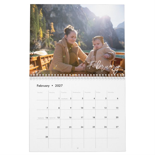 Custom Picture Calendar (Feb 2027)