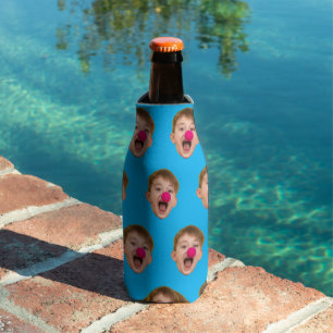 Custom Picture can cooler, Funny Birthday Favour Bottle Cooler