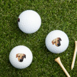 Custom Picture Golf Balls With No Logo<br><div class="desc">Custom personalised printed picture no logo golf balls with dog face. Great gift idea for a keen golfer. Please note. If you require image background removal,  please contact the designer before placing your order.</div>