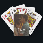 Custom Picture Photo Modern Wedding Playing Cards<br><div class="desc">These are Custom Picture Photo Modern Wedding Playing Cards!</div>