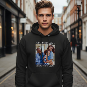 Custom Picture T-Shirt with Editable Text Hoodie