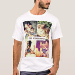 Custom pictures with text T-Shirt<br><div class="desc">Add your family favourite pictures</div>