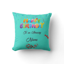 Custom Pillow Gift for Birthday Celebrations