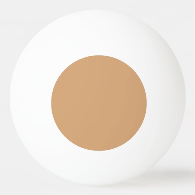 Custom Ping Pong Ball – Warm Sand Design (Front)