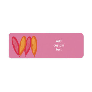 custom pink adress with feathers    