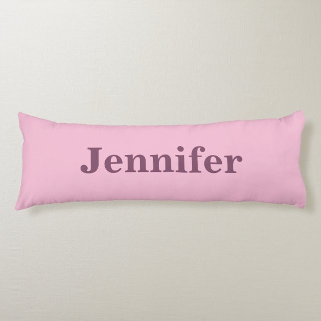 Custom Pink Blossom Comfort Colour  Body Cushion (Front)