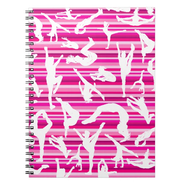 Custom Pink Cheerleading Notebook (Front)