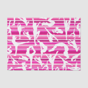 Custom Pink Cheerleading Tissue Paper