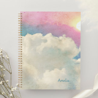 Custom Pink Clouds Manifestation Planner