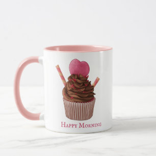 Custom Pink Cupcake Coffee Mug