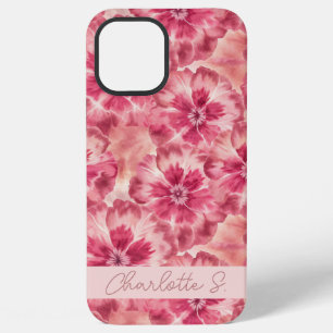 Custom Pink Floral Coquette iPhone 12 Pro Max Case