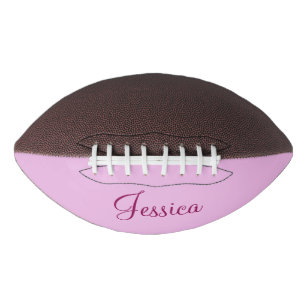 Custom Pink Football American Football