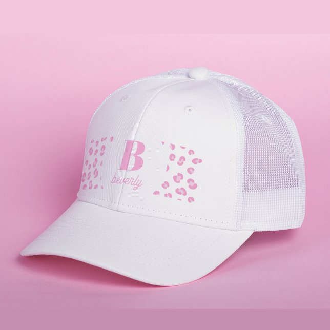 Custom Pink Girl Trucker Hat (Creator Uploaded)