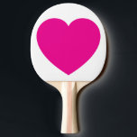 Custom Pink Heart Ping Pong Ball – Romantic Table  Ping Pong Paddle<br><div class="desc">Serve love with every shot using this custom ping pong ball featuring a vibrant pink heart printed on a classic white surface. Whether you're playing for fun or gifting a sporty keepsake, this ball adds a playful and affectionate touch to your game. Designed for standard table tennis play, it’s perfect...</div>