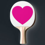 Custom Pink Heart Ping Pong Ball – Romantic Table  Ping Pong Paddle<br><div class="desc">Serve love with every shot using this custom ping pong ball featuring a vibrant pink heart printed on a classic white surface. Whether you're playing for fun or gifting a sporty keepsake, this ball adds a playful and affectionate touch to your game. Designed for standard table tennis play, it’s perfect...</div>
