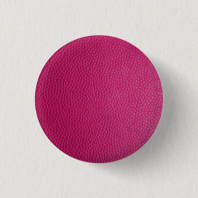 Custom Pink Leather Personalised Template 3 Cm Round Badge (Front)