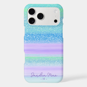 Custom Pink Mint Green Blue Purple Stripes Pattern