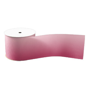 Custom Pink Ombre Grosgrain Ribbon
