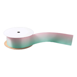 Custom Pink Ombre Satin Ribbon