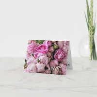 Custom Pink Peony Floral Design